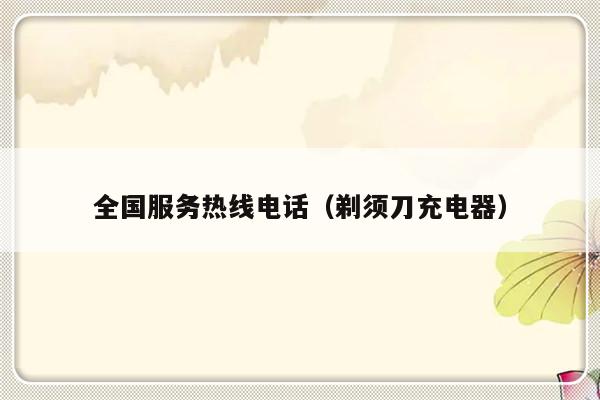 全国服务热线电话（剃须刀充电器）-313啦实用网