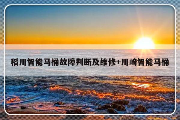 稻川智能马桶故障判断及维修+川崎智能马桶