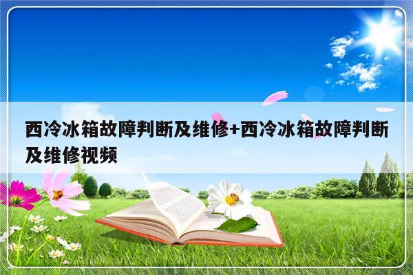 西冷冰箱故障判断及维修+西冷冰箱故障判断及维修视频