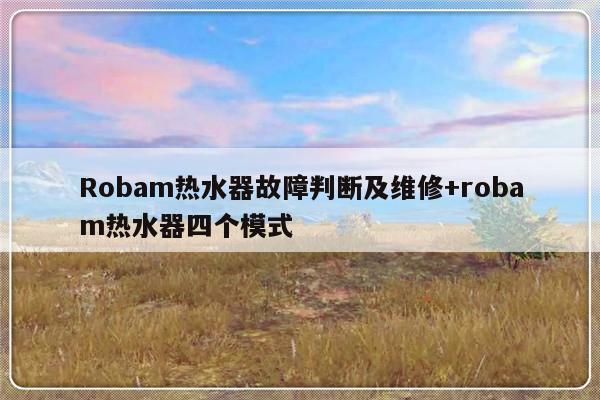 Robam热水器故障判断及维修+robam热水器四个模式