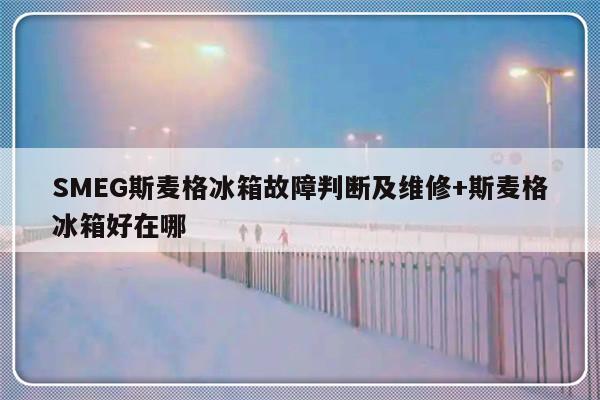 SMEG斯麦格冰箱故障判断及维修+斯麦格冰箱好在哪