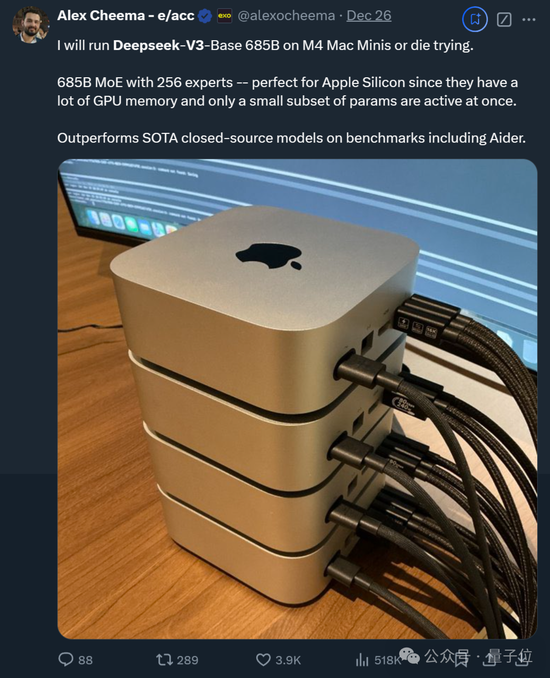 国产之光DeepSeek把AI大佬全炸出来了!671B大模型训练只需此前算力1/10,细节全公开