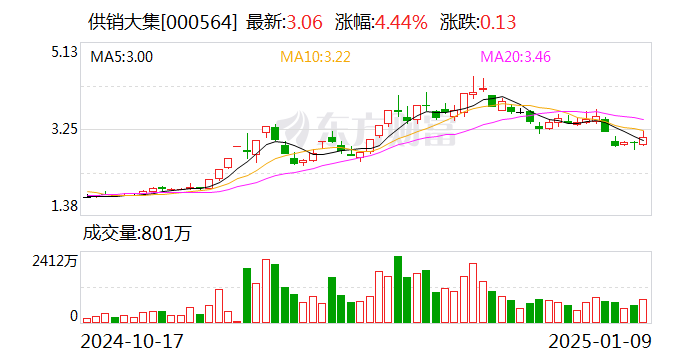 供销大集：聘任王欣为公司财务总监