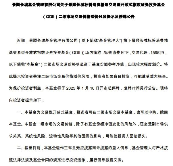 疯狂的跨境ETF被“暂停”,炒高溢价行为何时结束?