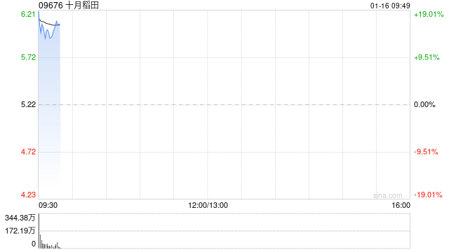 十月稻田高开逾15% 预计全年经调整净利润同比增超1.1倍