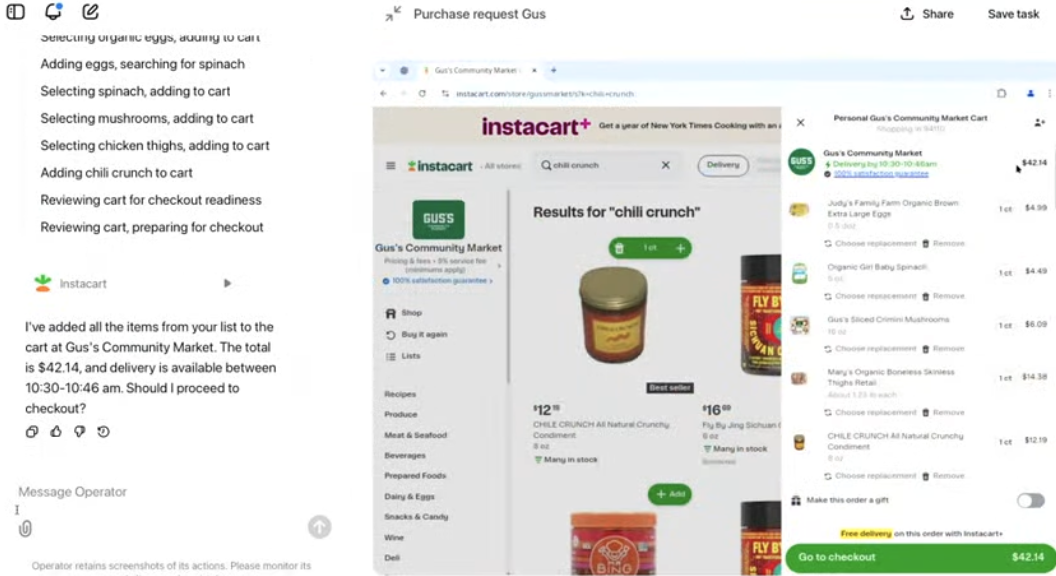电脑成精了!OpenAI推出AI代理Operator 能像人类一样浏览网页