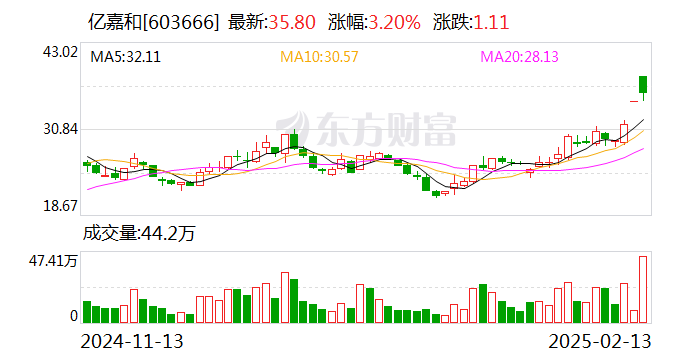 亿嘉和:股票交易异常波动