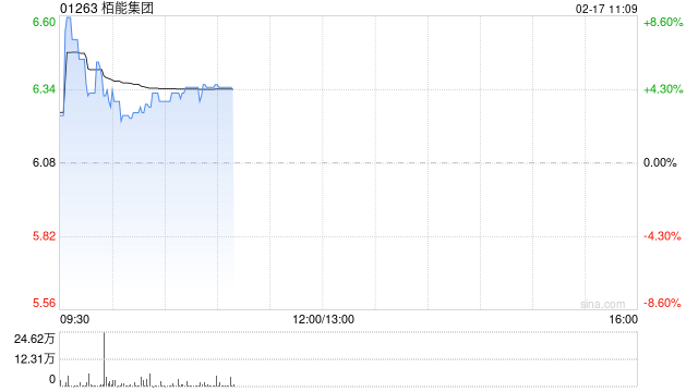 栢能集团早盘涨超4% 预期年度股东应占纯利不少于约2.5亿港元