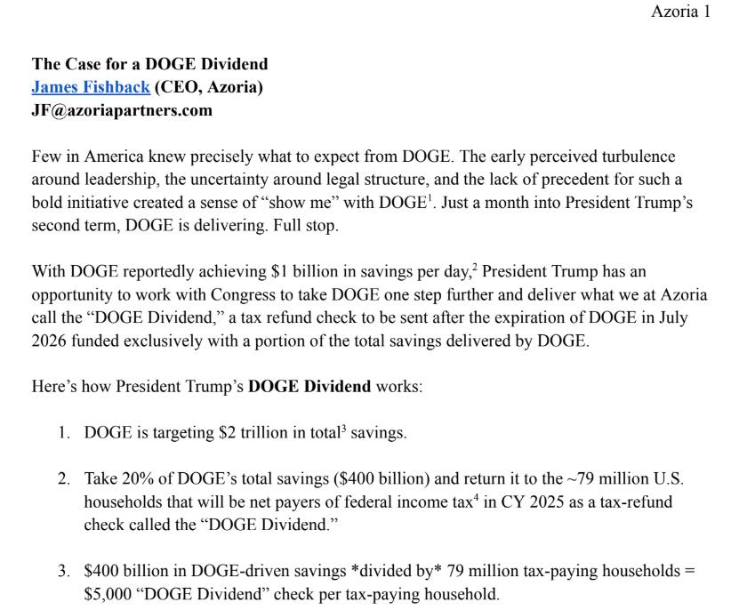 DOGE要派4000亿大“红包”?马斯克和特朗普考虑给每个家庭退税5000美元