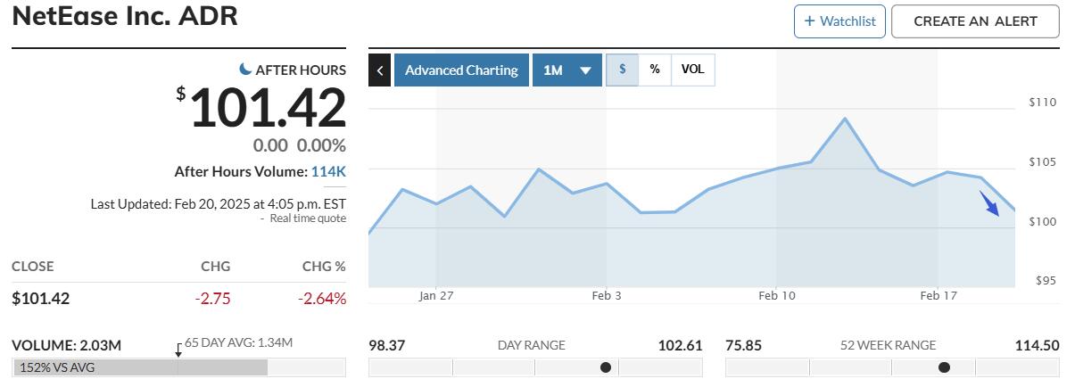 网易Q4营收仍下滑但净利猛增33%,端游超预期强劲,多业务整合DeepSeek借力AI