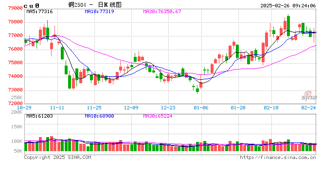 光大期货:2月26日有色金属日报