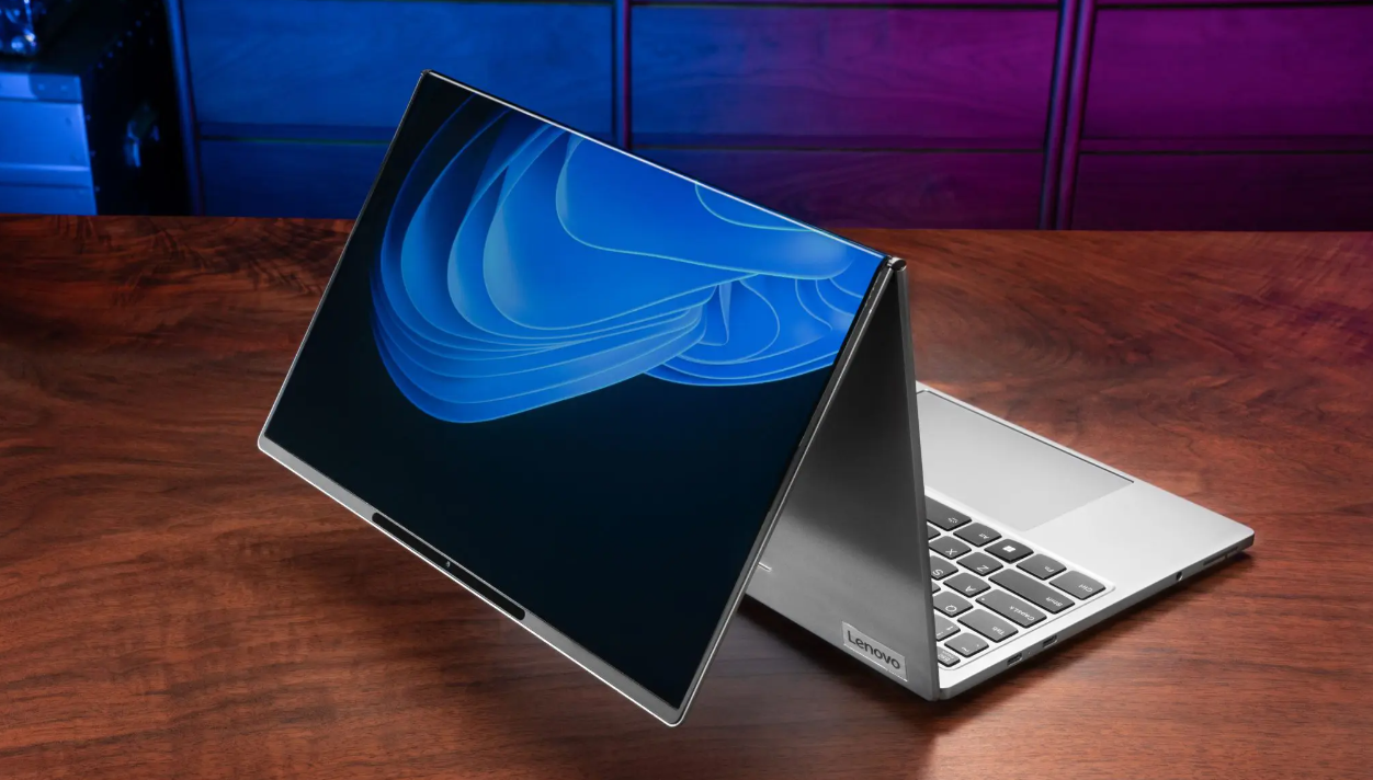 笔记本也有“三折叠”:联想发布 ThinkBook Codename Flip 双屏 AI PC