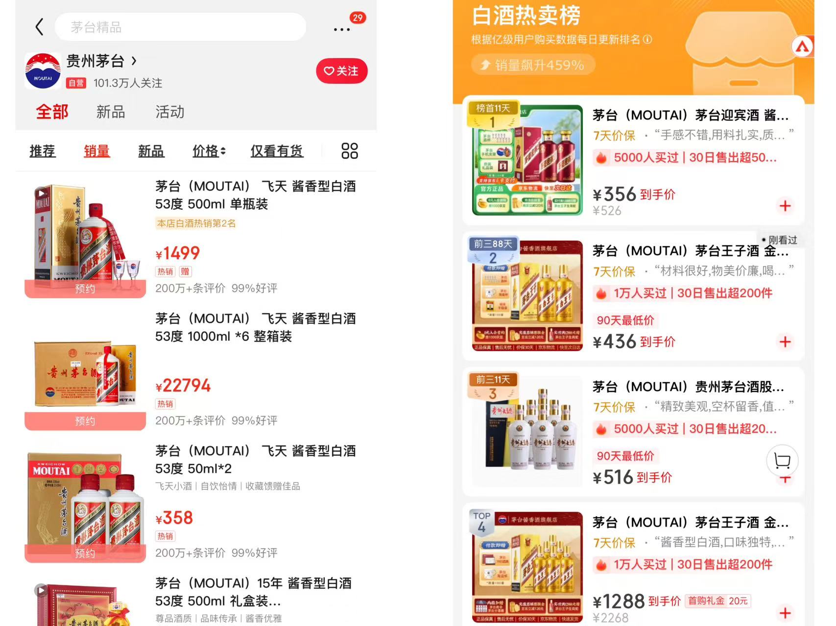 线下太卷,茅台酱香系列酒要做外卖和内容电商