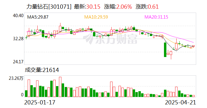 力量钻石：公司暂未与贝塔伏特新能源科技有限公司展开合作