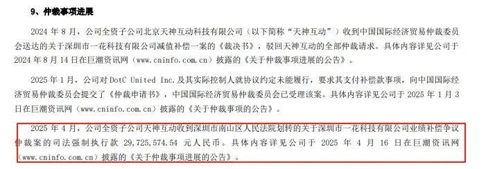 游戏并购“辛酸泪”:天娱数科用时近5年追回近3000万业绩补偿款