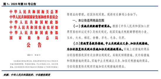 【菜系周报】2025年第83号公告发布，“内销”悬念再起
