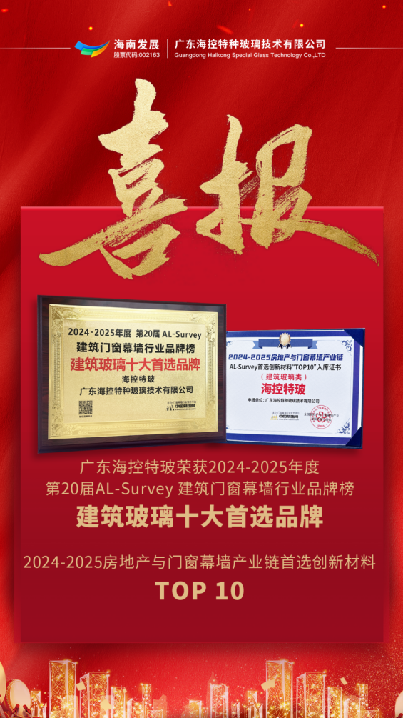 质量品牌 | 海南控股旗下单位再获业界知名奖项