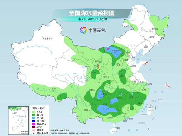 未来几天南方强降雨将持续 北方大范围高温后也将有雨