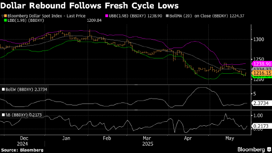 纽约汇市：彭博美元指数反弹 日债收益率下跌拖累日元