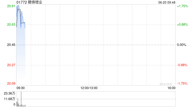 赣锋锂业股东王晓申质押679万股公司股份