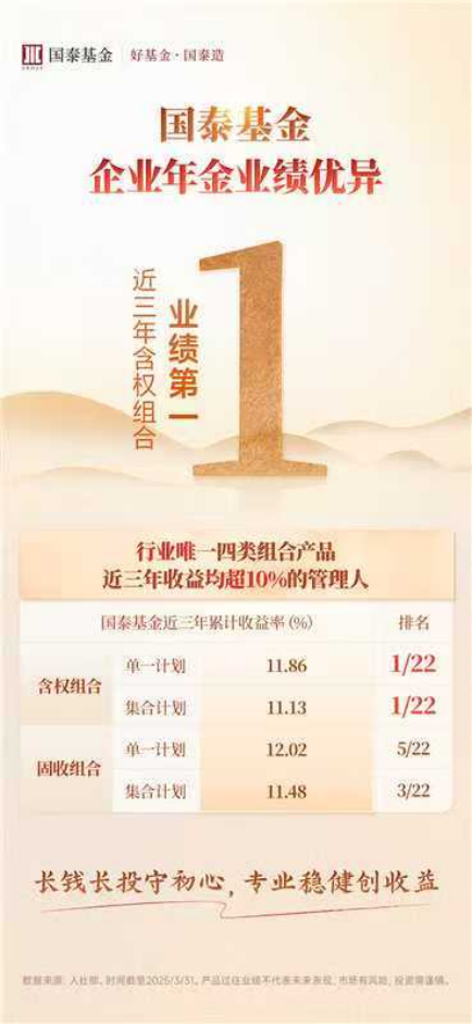 长钱长投守初心,国泰基金为年金投资筑牢 “稳航基石”