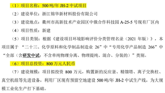 做化学添加剂年入12亿，锦华新材IPO被三问募投项目合理性