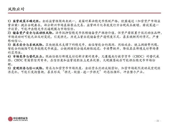 中信建投：一文读懂稳定币产业机会