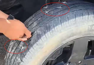 “青甘大环线三车12胎被扎，最多一胎被扎30多颗钉子”！警方通报：马某某、李某某被抓 抛撒扎胎钉报复