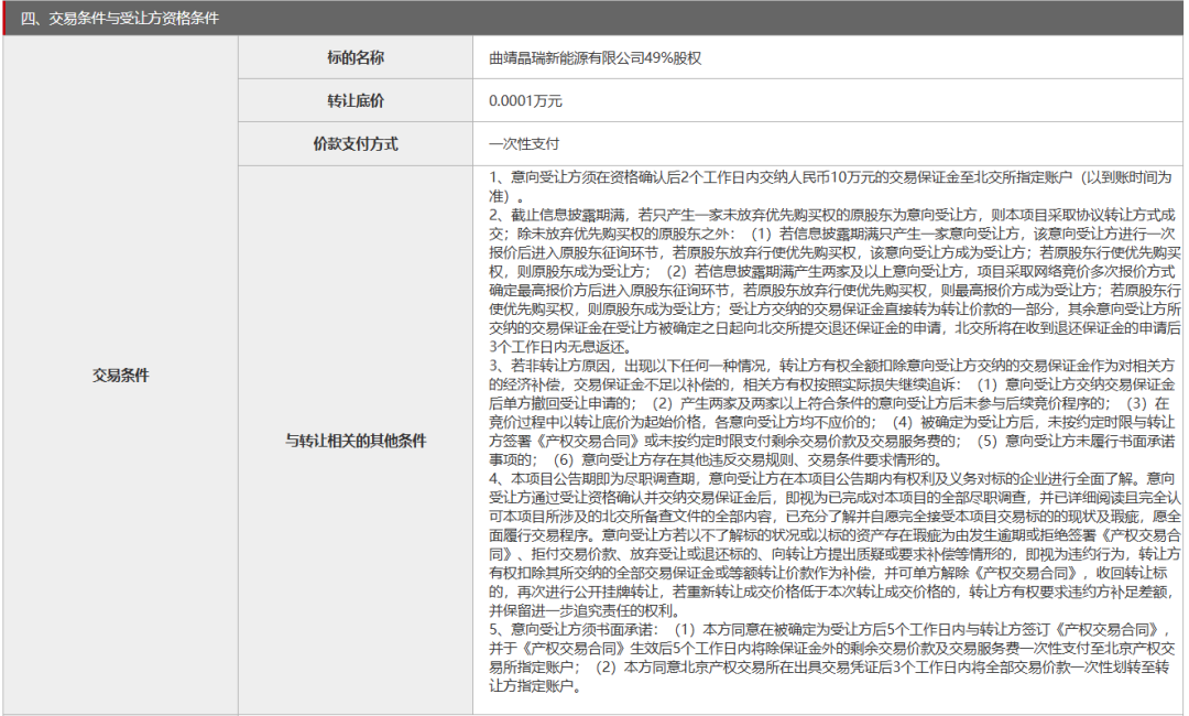 成立不足1年，三峡新能源转让子公司49%股权