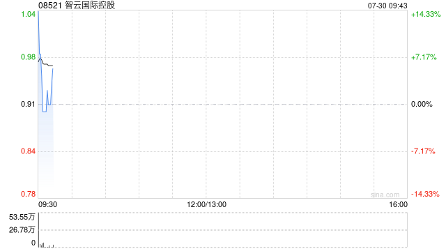 智云国际控股拟折让约16.48%配售合共6300万股 净筹约4762万港元