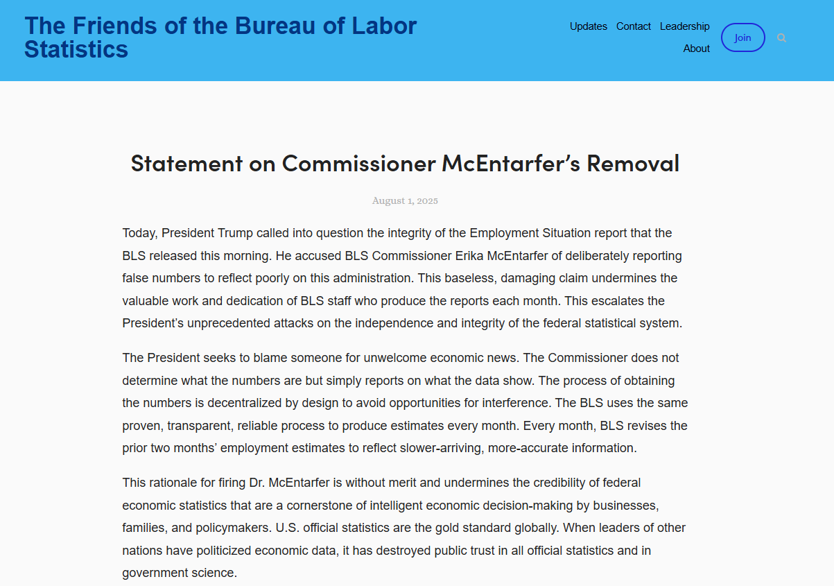 数据不称心特朗普就炒人!舆论炸了:未来美国统计机构公信力何在?