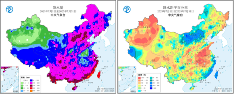 中央气象台：全国农业气象月报（2025年08月05日）