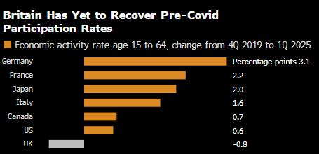 英国央行行长贝利：英国面临提高潜在增长率的挑战