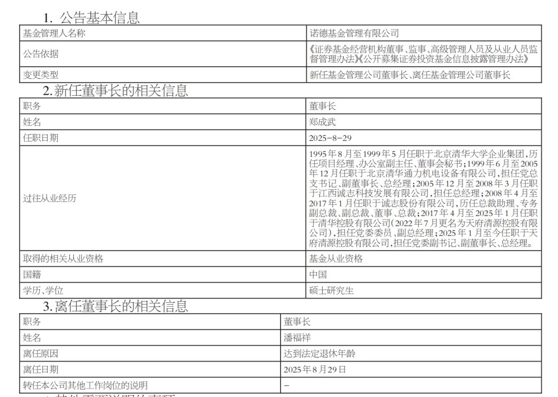 又有头部公募宣布：总经理调整！一日三家公募“换帅”