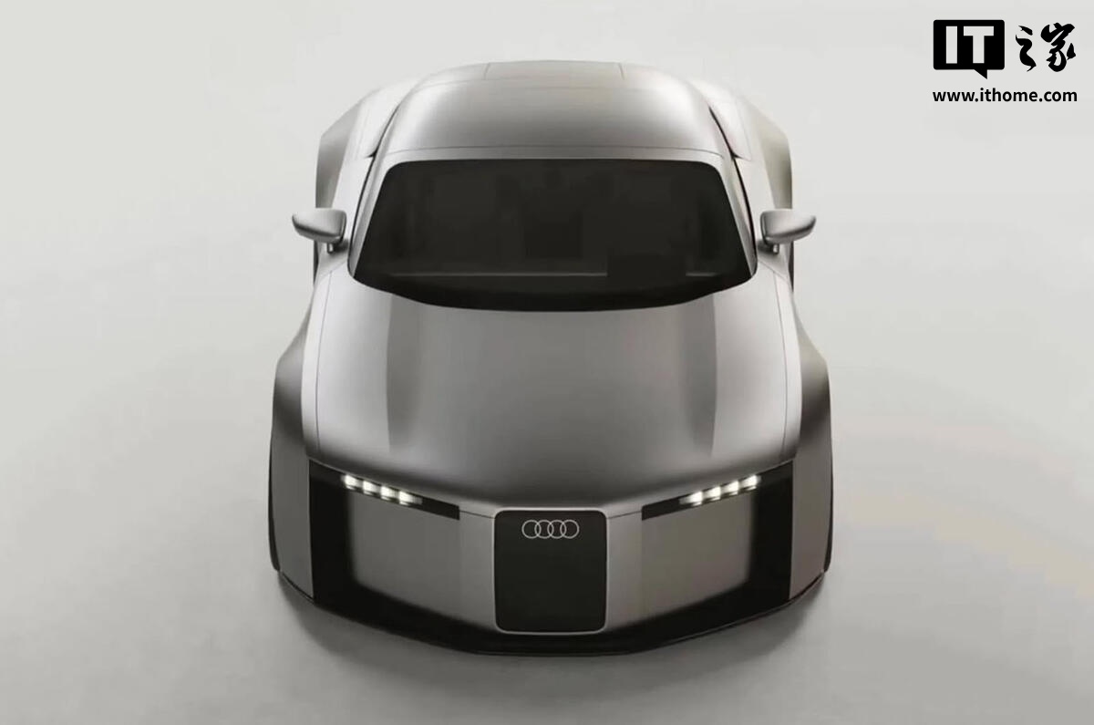 奥迪全新运动轿跑概念车更多图片曝光,极简设计预示品牌未来风格