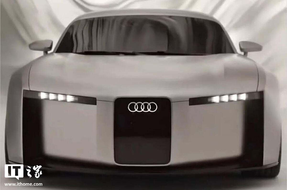 奥迪全新运动轿跑概念车更多图片曝光,极简设计预示品牌未来风格