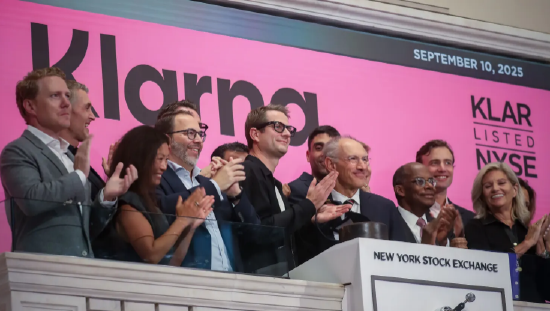 Klarna纽交所上市开盘价52美元，发行价高于交易区间