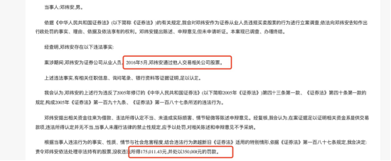 多人遭证监会处罚：展翔被罚没1.59亿，民生证券保荐代表人金亚平从业17年违规炒股16年被罚没1000万