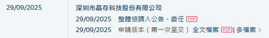 晶存科技，递交IPO招股书，拟赴香港上市，招商证券国际、国泰君安联席保荐