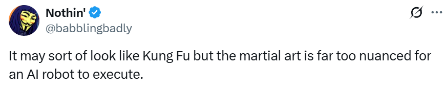 马斯克晒特斯拉人形机器人练功夫:对每个招式精准应对、逐招反击