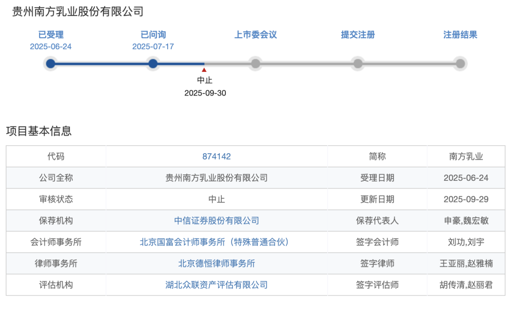 南方乳业回复北交所问询：外购奶源占比超五成，调减募资金额至7.5亿元