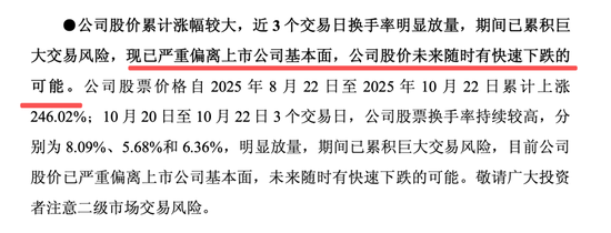 大涨又大跌！天普股份，提示风险！“随时有快速下跌的可能”！