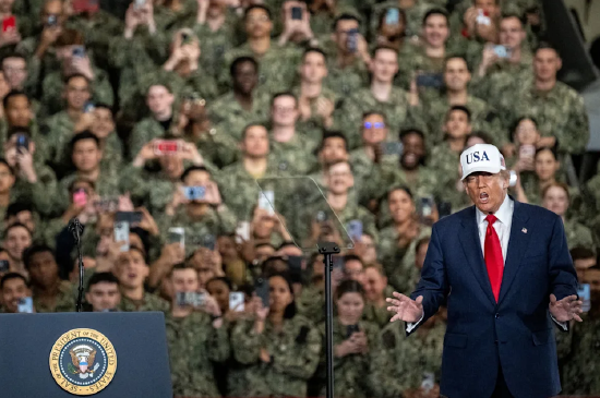 特朗普称美国将开始核武器试验