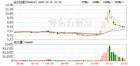 远大控股：无逾期担保