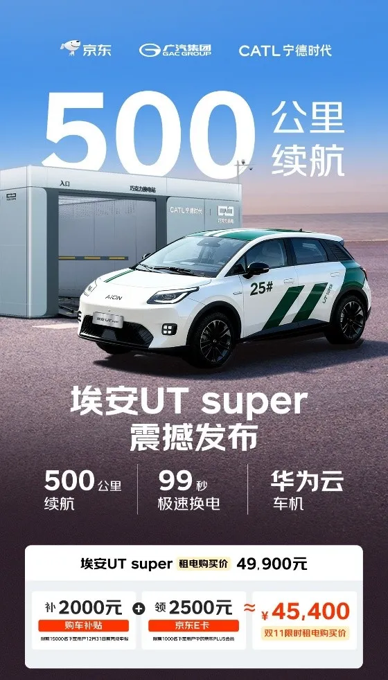 最低仅4.99万元!京东第一辆车,价格定了!