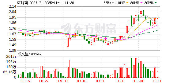ST岭南：公司暂无电力相关布局