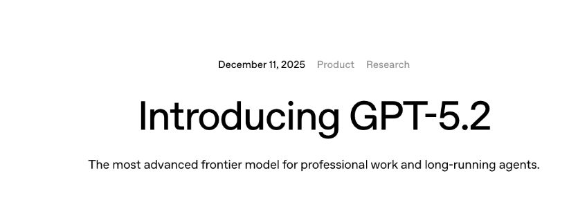 GPT-5.2来了!OpenAI称其为智能体编码最强,赶超人类专家!Altman料明年1月解除“红色警报”状态-313啦实用网