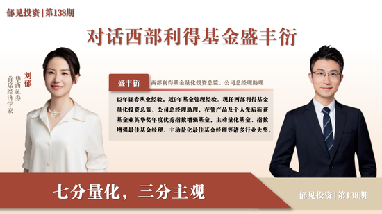 西部利得基金盛丰衍：七分量化，三分主观-313啦实用网