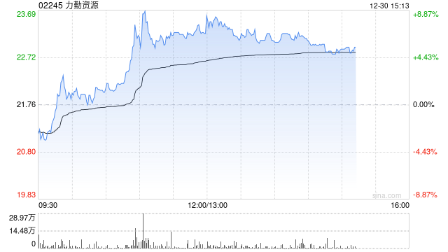 力勤资源午后涨逾8% 公司火法项目2026年全部投产-313啦实用网