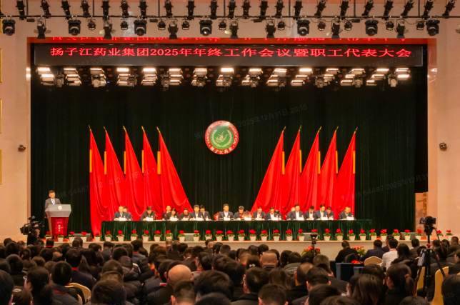 奋力谱写世界一流企业建设新篇章,扬子江药业集团召开2025年年终工作会议-313啦实用网